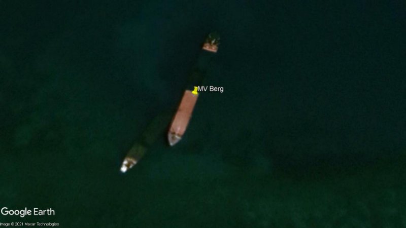 MV Berg 0 - Tarrafal, hundido en Cabo Verde 🗺️ Foro General de Google Earth