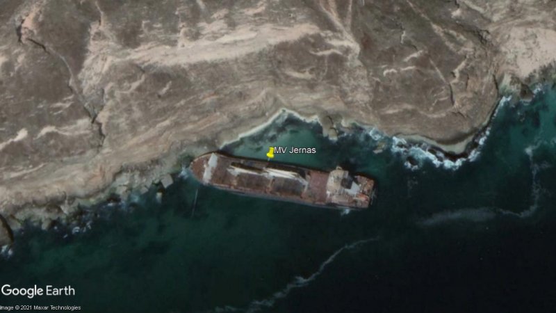 MV Jernas, barco abandonado en Omán 0 - MV Aman - abandonado 🗺️ Foro General de Google Earth