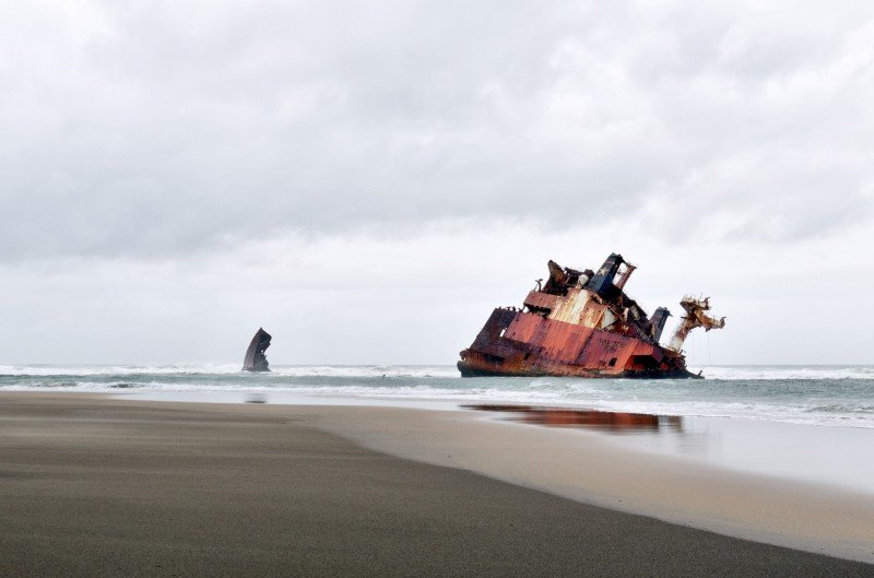 MV Jolly Rubino hundido en Sudáfrica 2 - MS Assalama, Volcán de Tenagua, Ciudad de la laguna 🗺️ Foro General de Google Earth