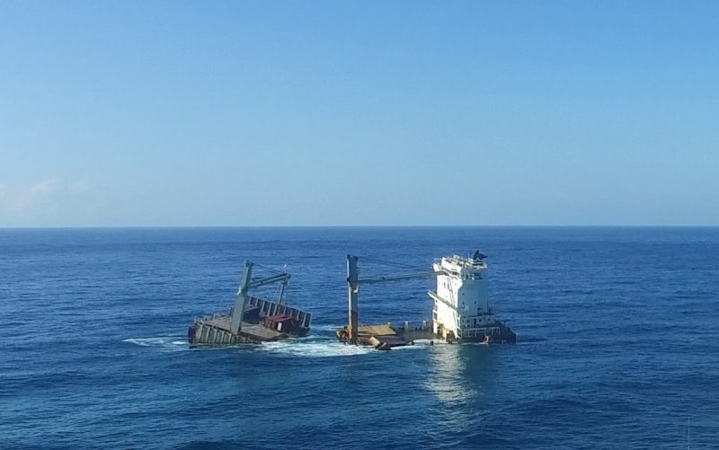 MV Kea Trader, botado y hundido 2