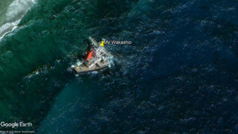 MV Wakashio 0 - MS Assalama, Volcán de Tenagua, Ciudad de la laguna 🗺️ Foro General de Google Earth