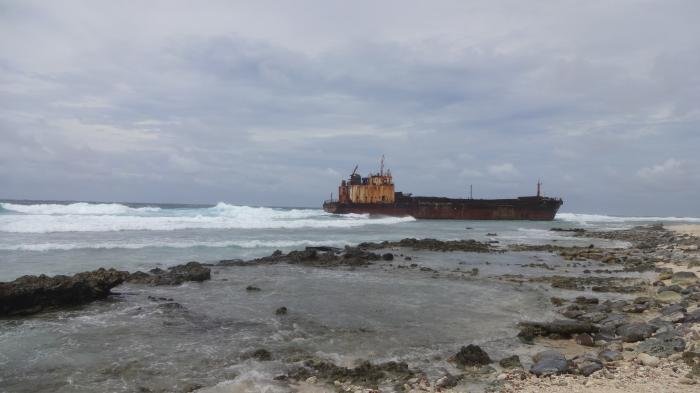 MV Nand Aparajita encallado 2 - Barcos Hundidos y Naufragios