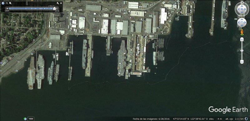 Portaaviones en Navy Yard City, Washington, USA - Portaaviones chino Liaoning en la base de Sanya 🗺️ Foro Belico y Militar