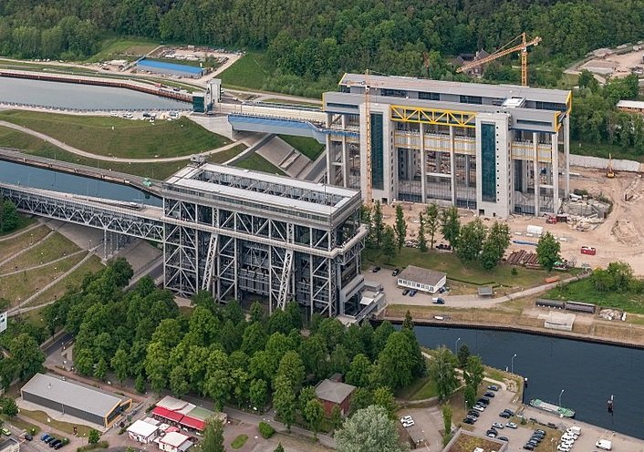 Elevador de barcos Niederfinow en Brandeburgo (Alemania) 1 - Kirkfield Lift Lock, Ontario (Canadá) 🗺️ Foro de Ingenieria