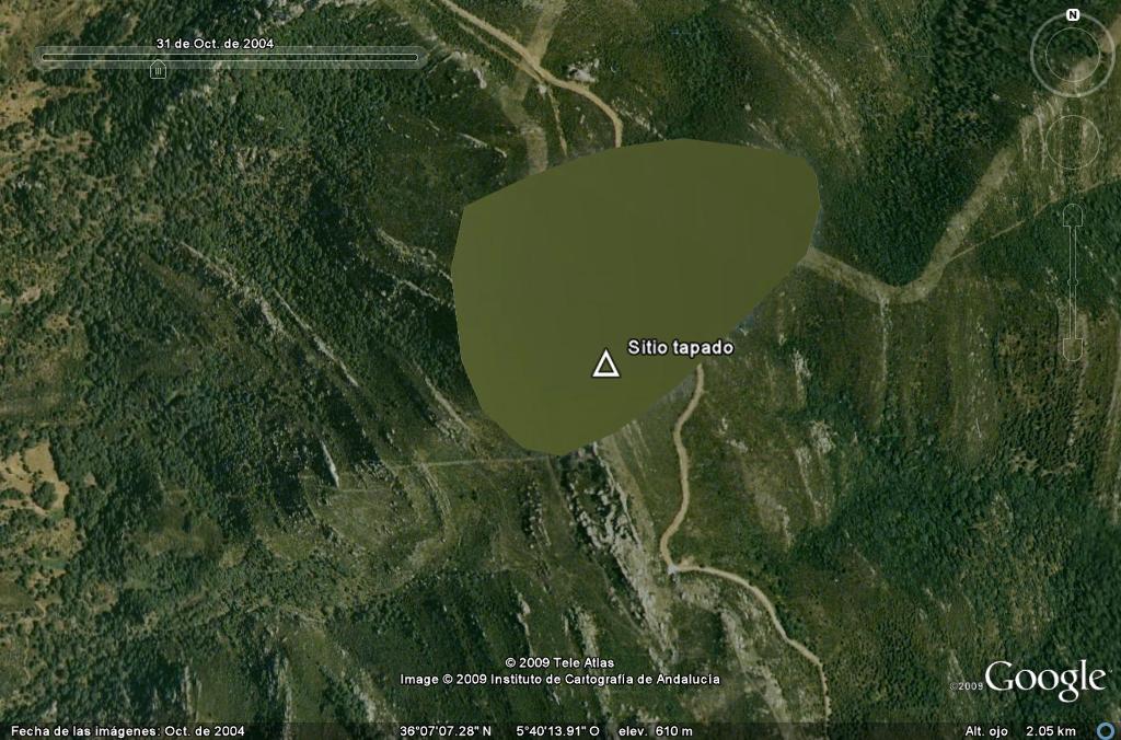 Zonas estrategicas tapadas en Google Earth 2