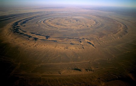 Ojo del Sahara, Mauritania 0 - Cráter de Gelb Er Richat, Mauritania 🗺️ Foro África