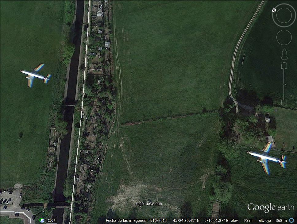 Varios Aviones de Alitalia llegando a Milan 1 - Avión despegando de Cancún 🗺️ Foro General de Google Earth