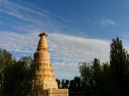 Pagoda del Caballo Blanco, Dunhuang, Gansu, China 0