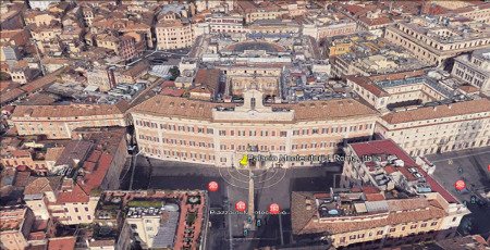 Palacio Montecitorio, Roma, Italia 🗺️ Foro Europa 2