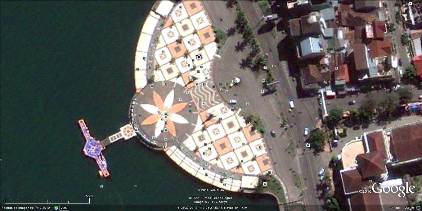 Pantai Losari, Makassar, Indonesia 0 - Rosa de los Vientos en Cheju - Corea del Sur 🗺️ Foro General de Google Earth