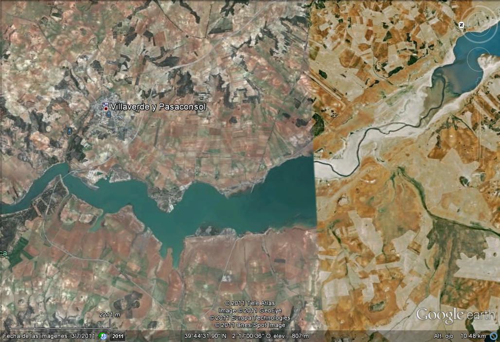 Pantano de Alarcon - Dique Fantasma 1 - Desaparece la Via del Ave 🗺️ Foro Google Maps y Bases de Datos