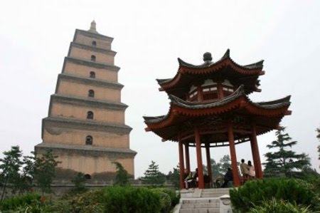 Gran Pagoda del Ganso Salvaje, Xian, Shaanxi, China 2