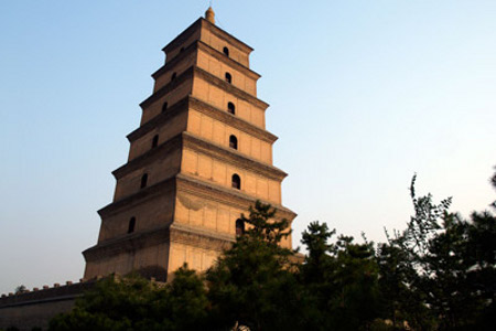 Gran Pagoda del Ganso Salvaje, Xian, Shaanxi, China 2