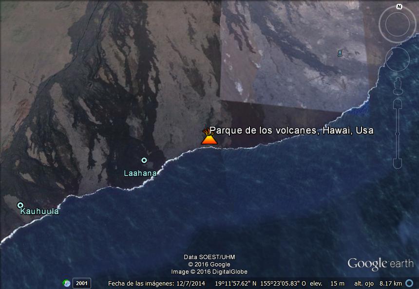 El Parque Nacional de los Volcanes de Hawái, establecido en 1