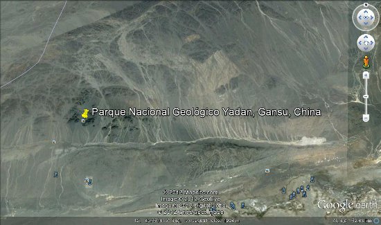 Parque Nacional Geológico Yadan, Gansu, China 2