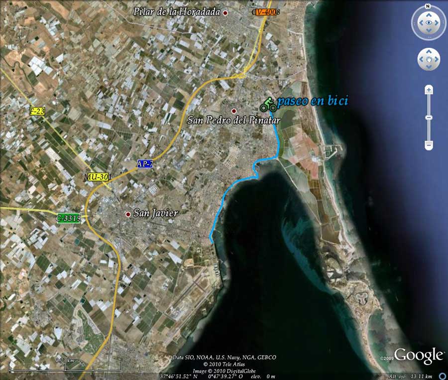 Carriles para Bicicletas 🗺️ Foro GPS y Google Earth 1