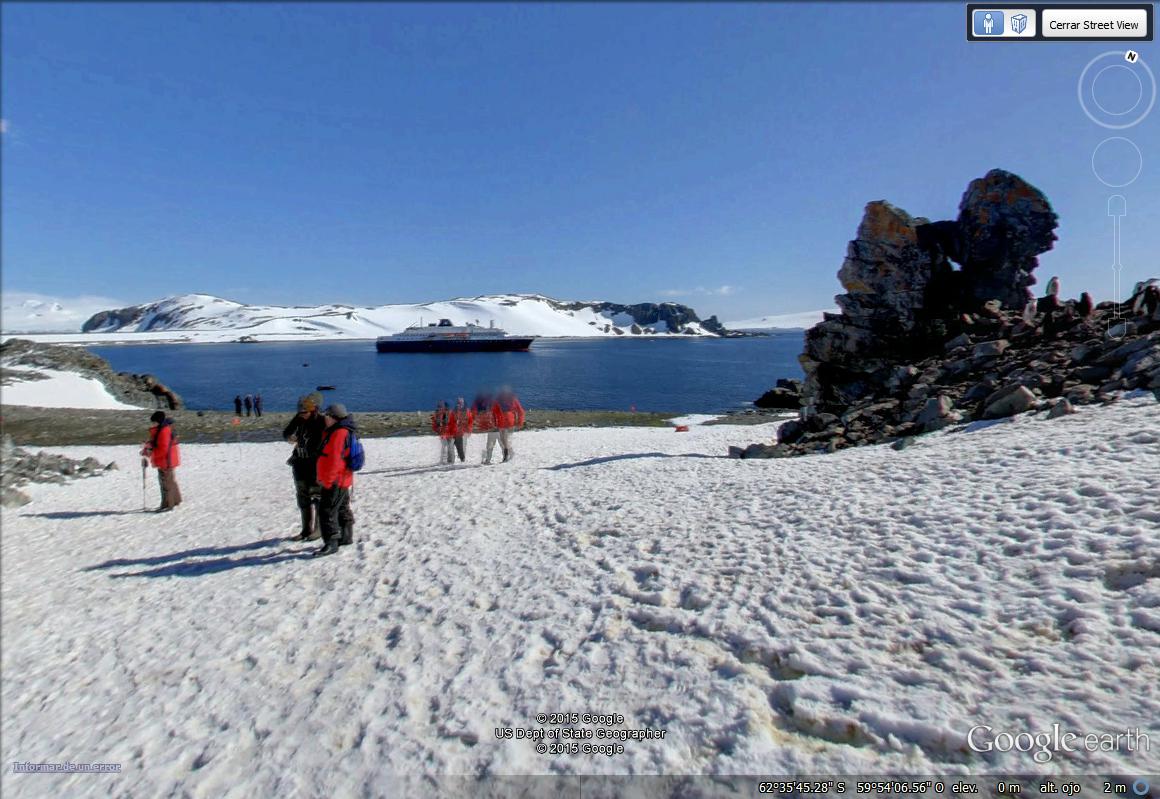 Paseo por la Antartida con StreetView 1 - Capa "ir de Safari" con Google Earth