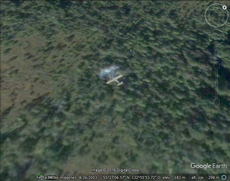 Avioneta volando en el oeste de Canada 1 - Avioneta en Vuelo sobre Miami 🗺️ Foro General de Google Earth