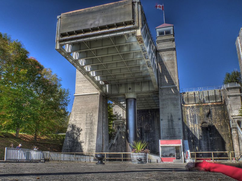 Elevador de barcos de Peterborough, Ontario (Canadá) 1 - Ascensor o Elevador de Barcos (Boat Lift or Ship Lift)