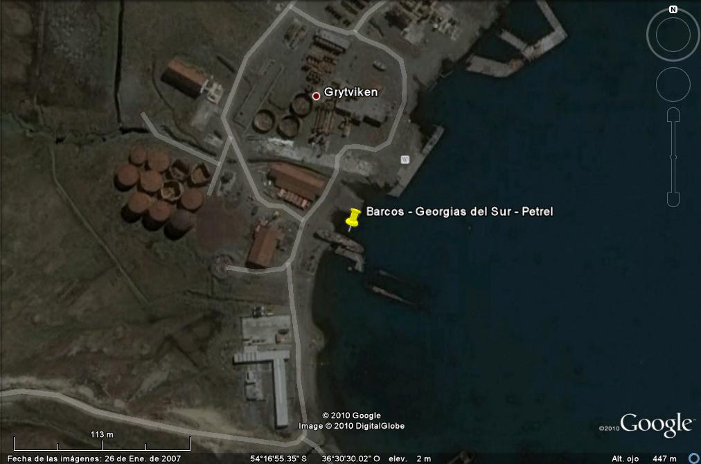 Georgias del sur - Barco hundido 🗺️ Foro General de Google Earth