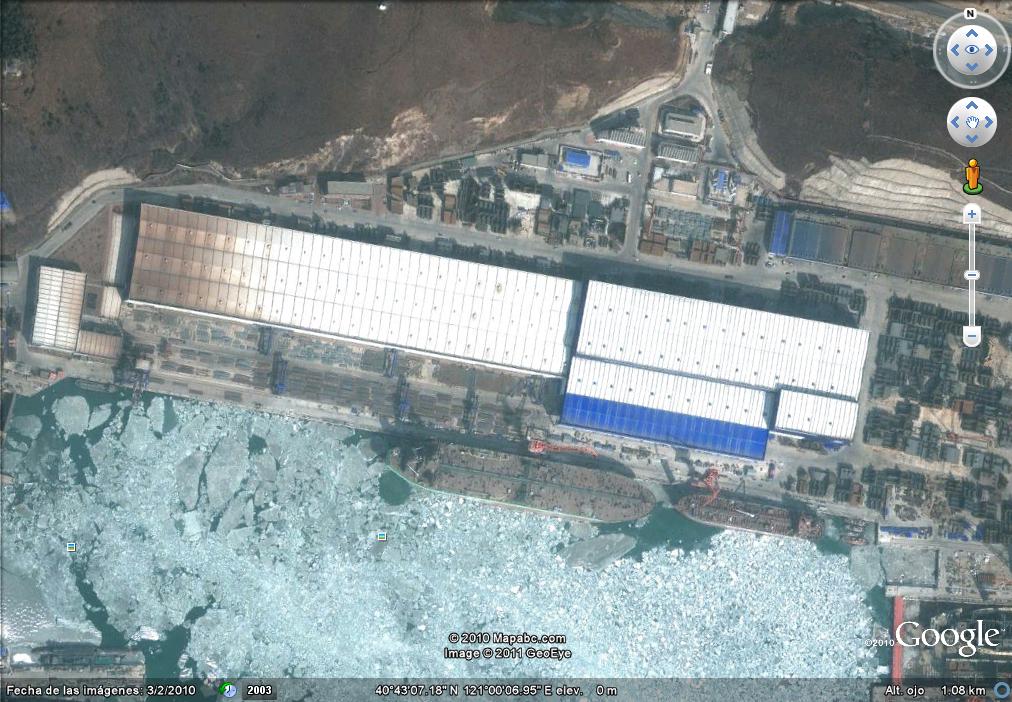 Petrolero en construccion - Huladao 0 - Transporte de gas liquido Corea del Sur 🗺️ Foro General de Google Earth