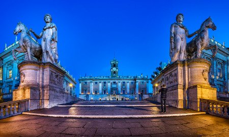 Piazza del Campidoglio, Roma, Italia 🗺️ Foro Europa 1