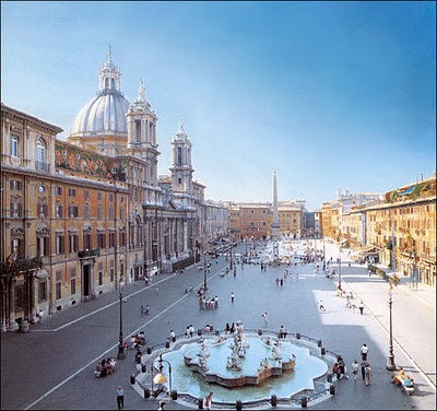 Piazza Navona, Roma, Italia 🗺️ Foro Europa 1