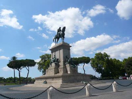 Piazzale del Gianicolo Garibaldi, Roma, Italia 1