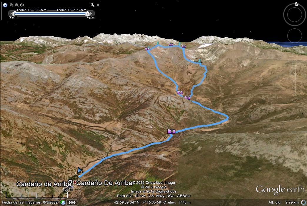 Pico Las Cuartas y Pico Las Lomas.8/12/12 0