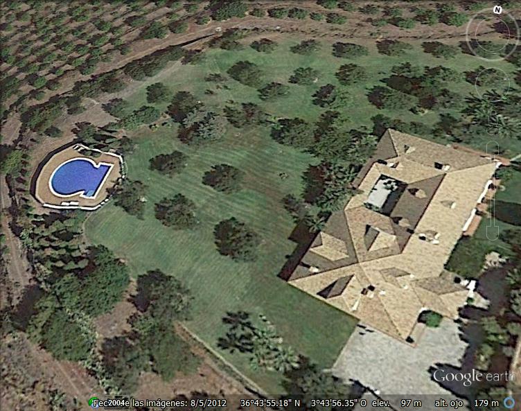 Piscina con forma de pez - La Herradura - Granada 1 - Piscina AABB - Sao Paulo 🗺️ Foro General de Google Earth