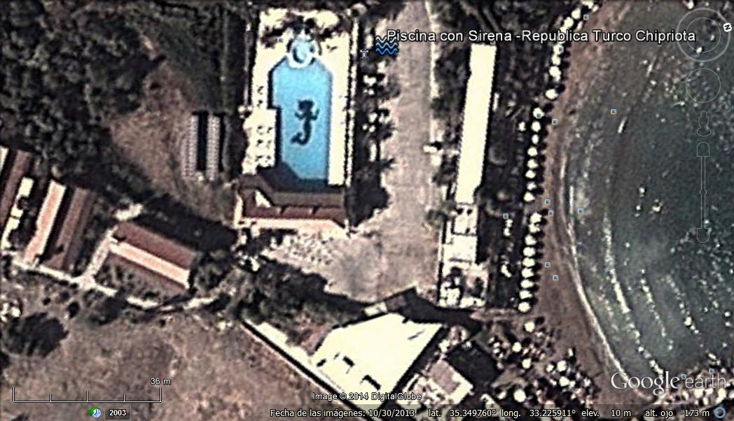 Piscina con Sirena -Republica Turco Chipriota 0 - Piscinas Tozeur - Tunez 🗺️ Foro General de Google Earth