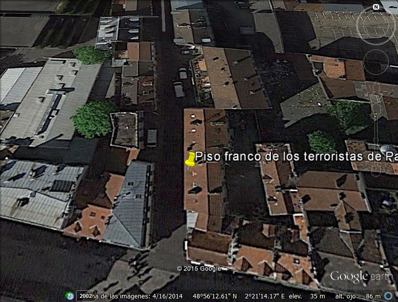 Piso franco de los terroristas del atentado de Paris 1