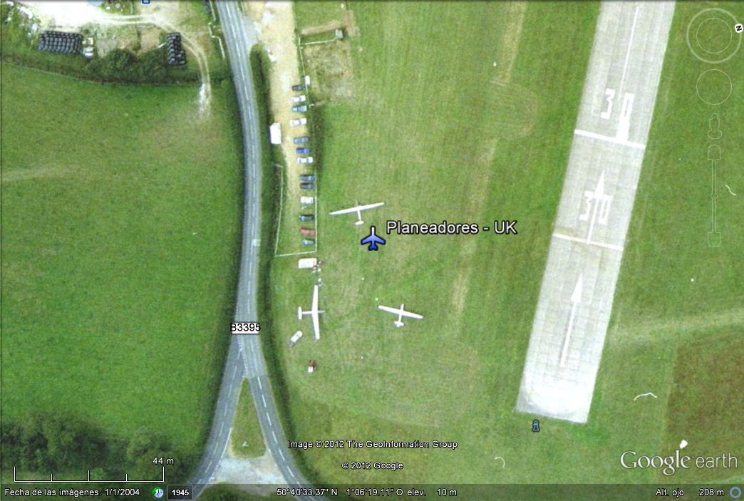 Tres planeadores en Reino Unido 1 - Planeador volando sobre Brande, Dinamarca 🗺️ Foro General de Google Earth