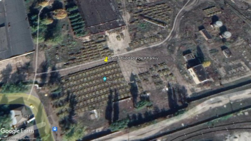 Deposito de tanques en Kharkiv o Járkov, Ucrania 1 - Cementerio de tanques sovieticos en Kabul 🗺️ Foro Belico y Militar