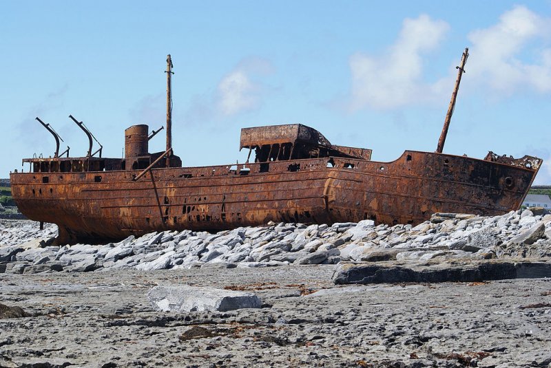 MV Plassy o Plassey - Finnis Rock, Inisheer , Islas Aran 2 - Barcos Hundidos y Naufragios