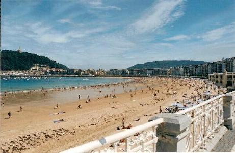 Playa de la Concha en Donostia - San Sebastián 1