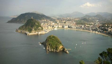 Playa de la Concha en Donostia - San Sebastián 0