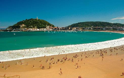 Playa de la Concha en Donostia - San Sebastián 1