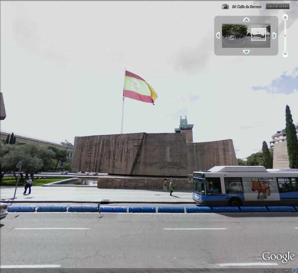 Bandera de España en la Plaza de Colon - Madrid 🗺️ Foro General de Google Earth