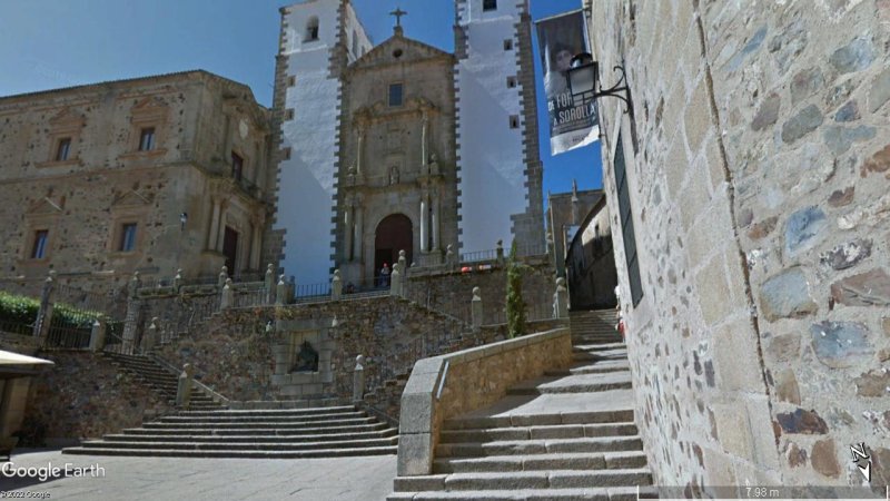 La plaza de San Jorge de Cáceres 0 - Jardines de Santa Clotilde de Lloret de Mar 🗺️ Foro General de Google Earth