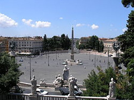 Plaza del Pópolo, Piazza del Popolo, Roma, Italia 1