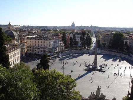 Plaza del Pópolo, Piazza del Popolo, Roma, Italia 1