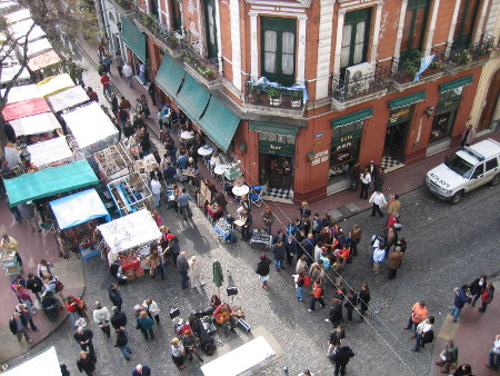 Plaza Dorrego, Buenos Aires, Argentina 1