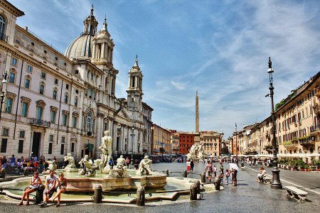 Plaza Navona, Roma, Italia 0