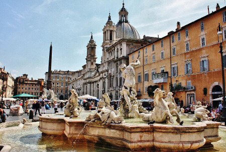 Plaza Navona, Roma, Italia 1