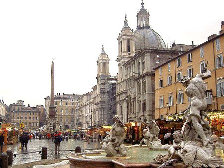 Plaza Navona, Roma, Italia 🗺️ Foro Europa 0