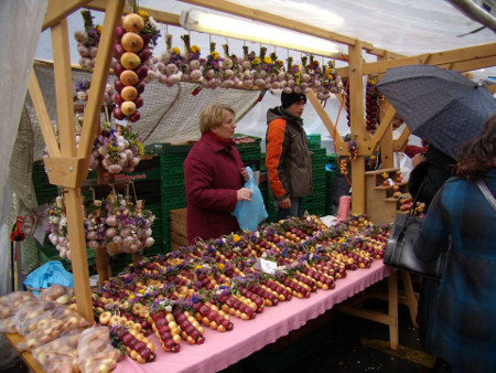 Mercado de la cebolla, plaza Zibelemärits, Berna, Suiza 0