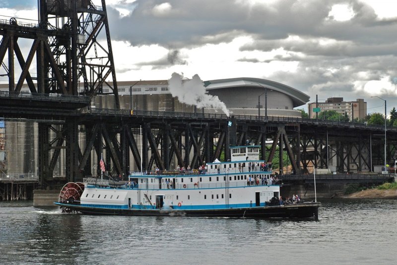 Portland Paddle Steamer, USA 0 - Barcos Rueda de Paleta o Vapor de ruedas