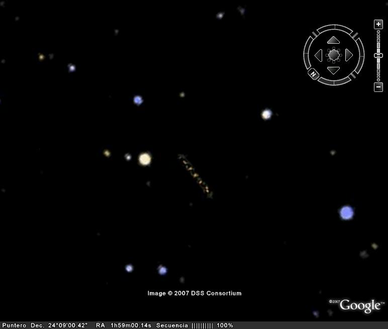 Esta es una apariencia extraña. Alguien explique. - Como llegar a una coordenada en el cielo - Posible Ovni