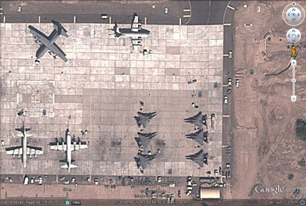 1 Droner Predator y 6 F-15 - Djibuti 0 - UAV, Drones: Aviones no tripulados cazados con Google Earth 🗺️ Foro Belico y Militar